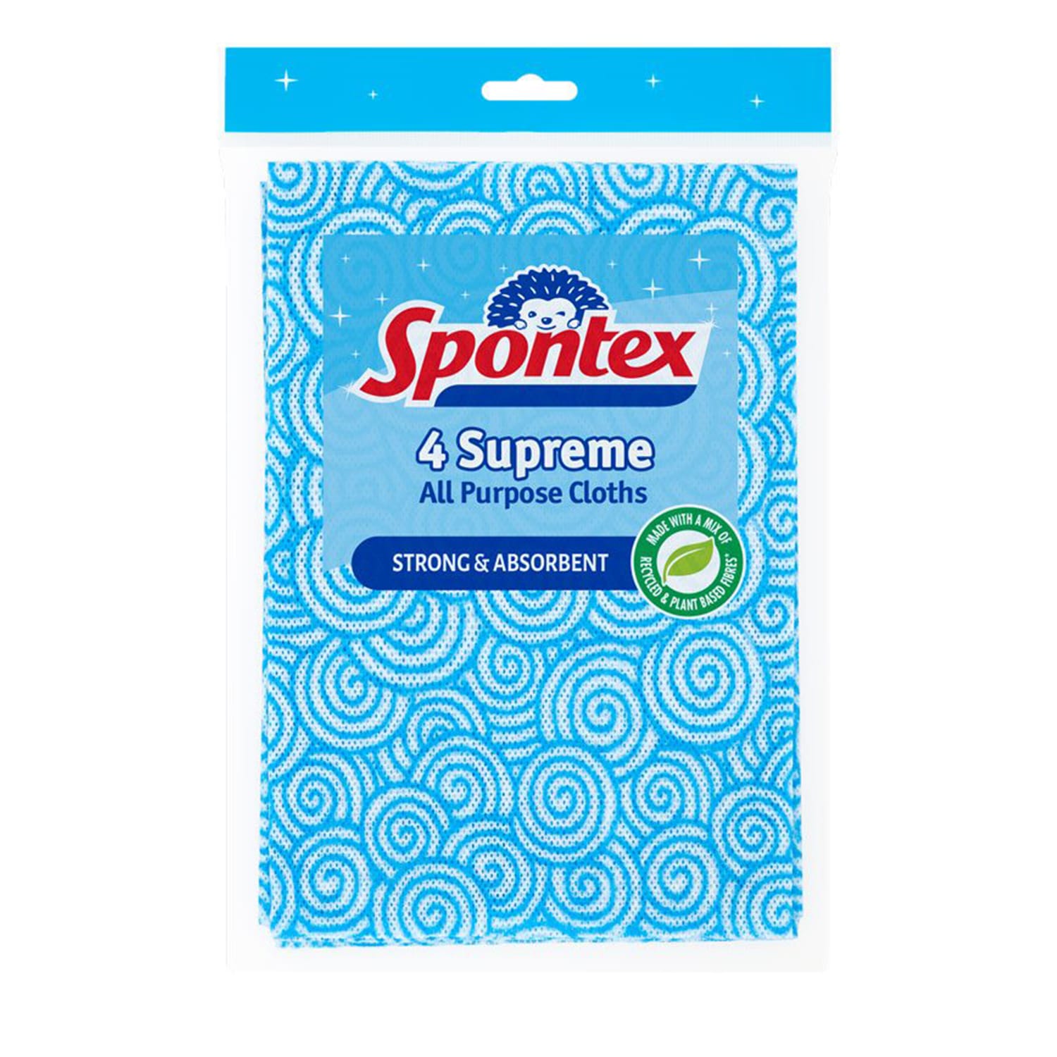 Spontex 4 Supreme All Purpose Cloths