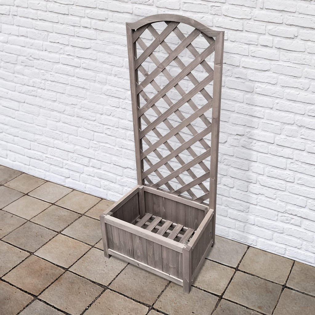 Jardin Wooden Planter With Lattice, product image 2