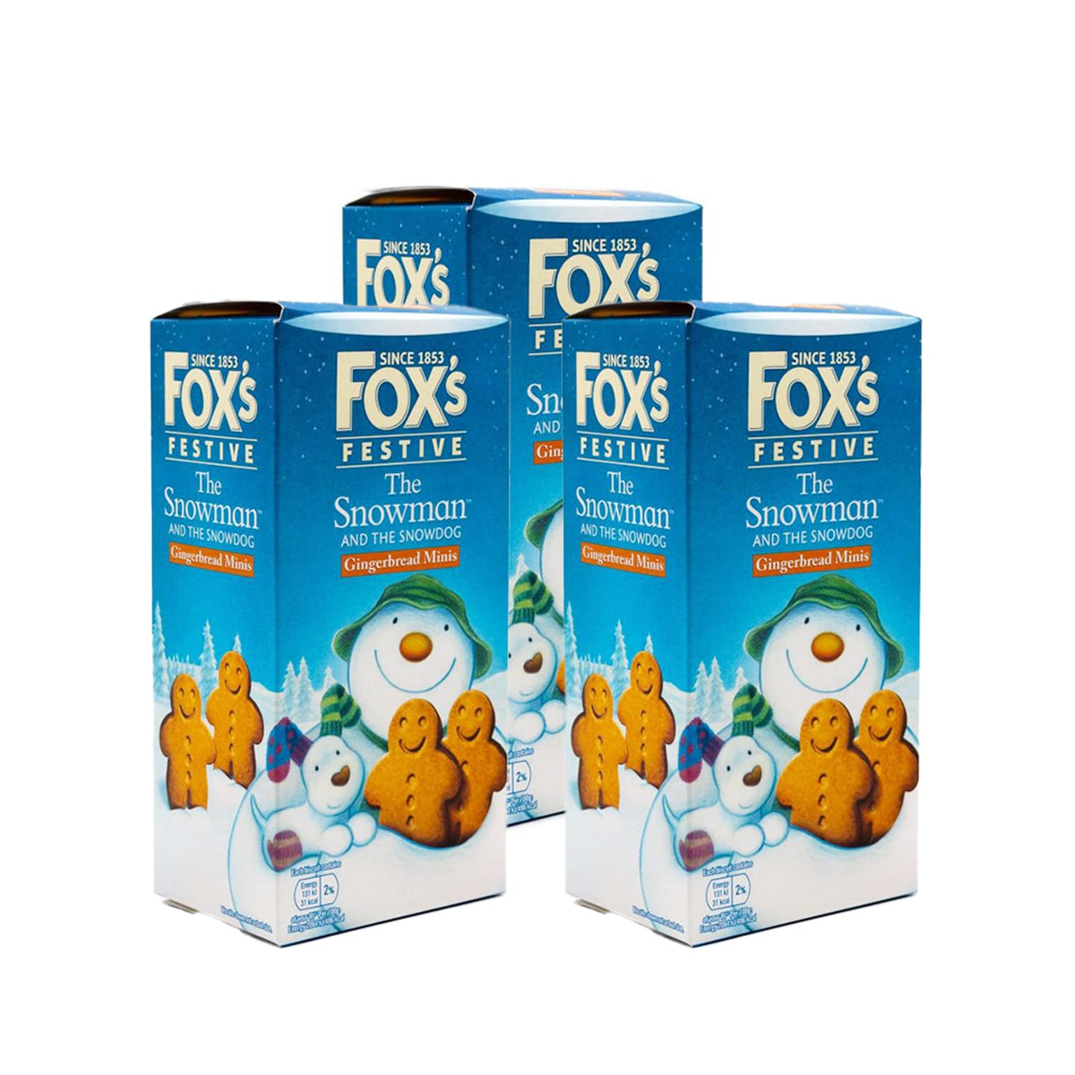 Fox's The Snowman Gingerbread Men Minis 100g x3