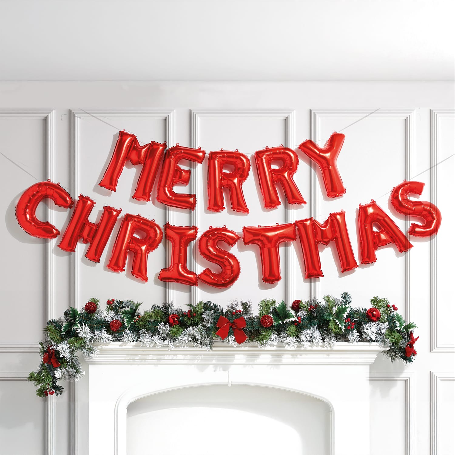 Festive Feeling Merry Christmas Balloon Banner, product image 3