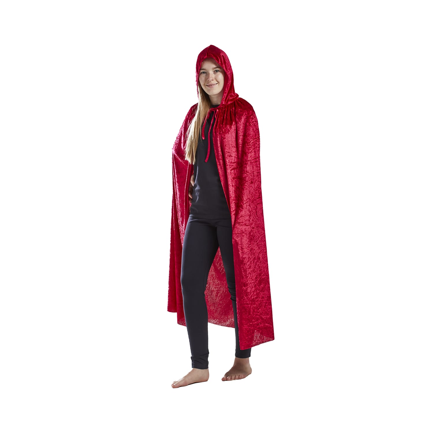 Hallow Scream Adults Velour Hooded Cape, product image 2