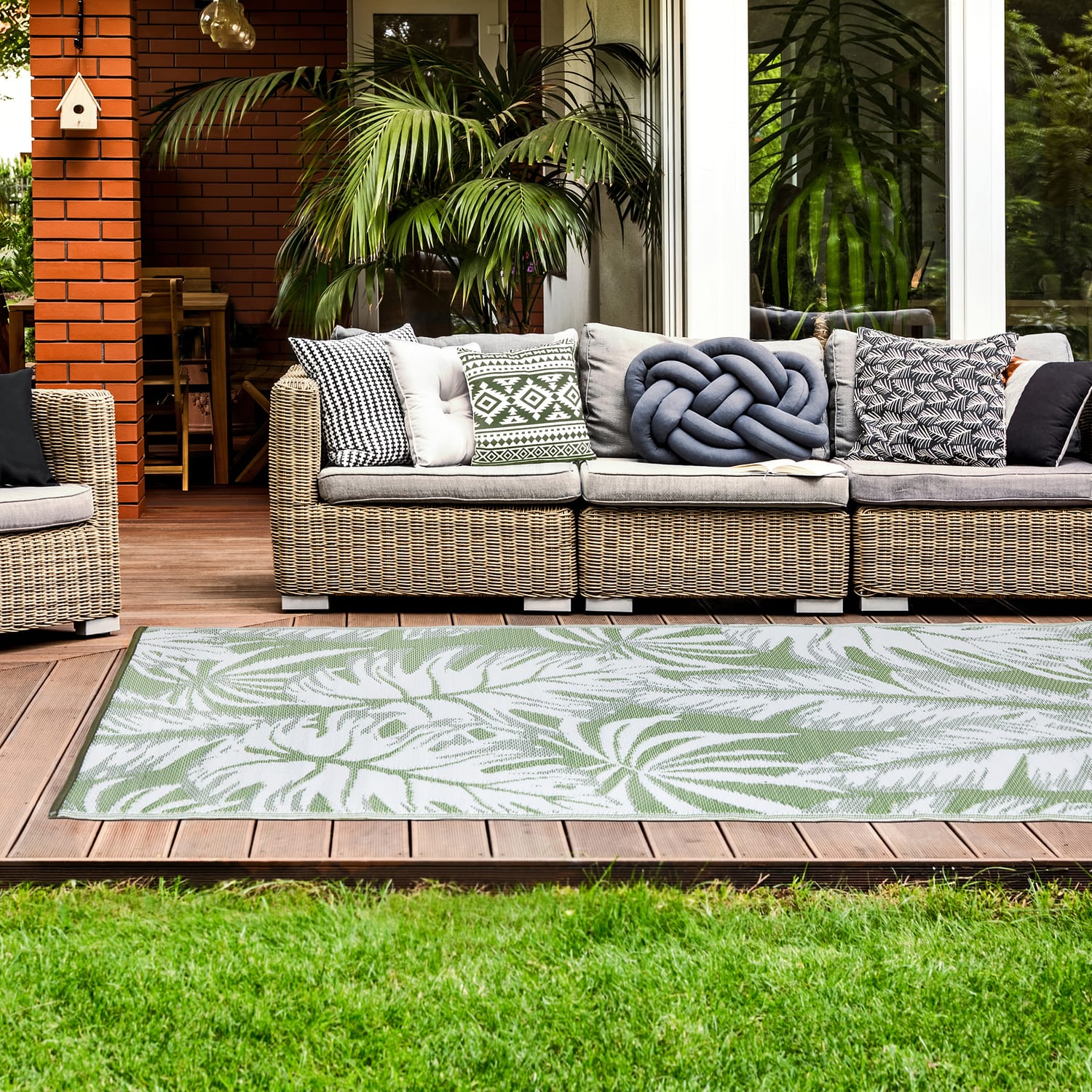 The Outdoor Living Collection Outdoor Garden Rug, product image 3