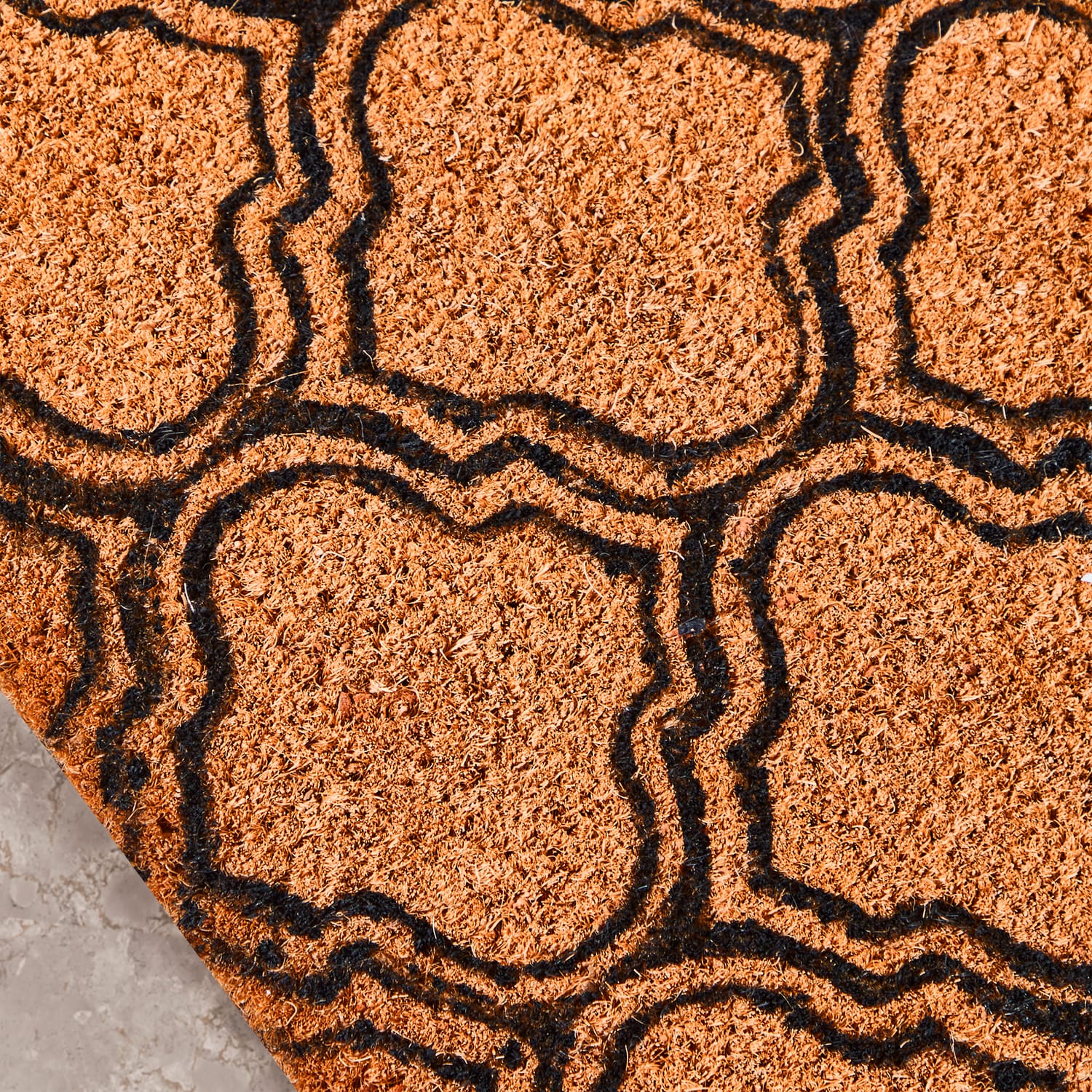 Home Collections Printed Pattern Coir Mat - Moroccan Design, product image 2