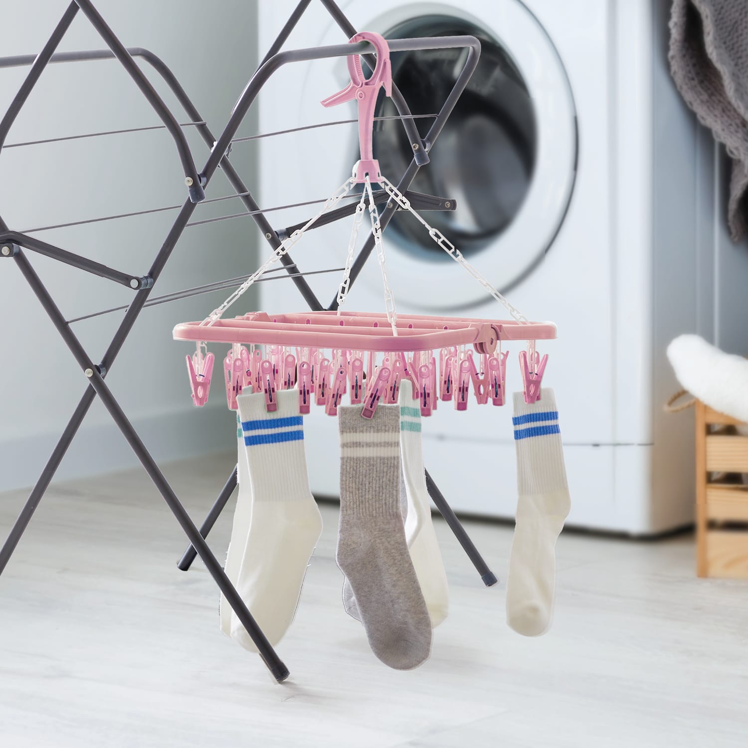Utility Folding Peg Airer, product image 2