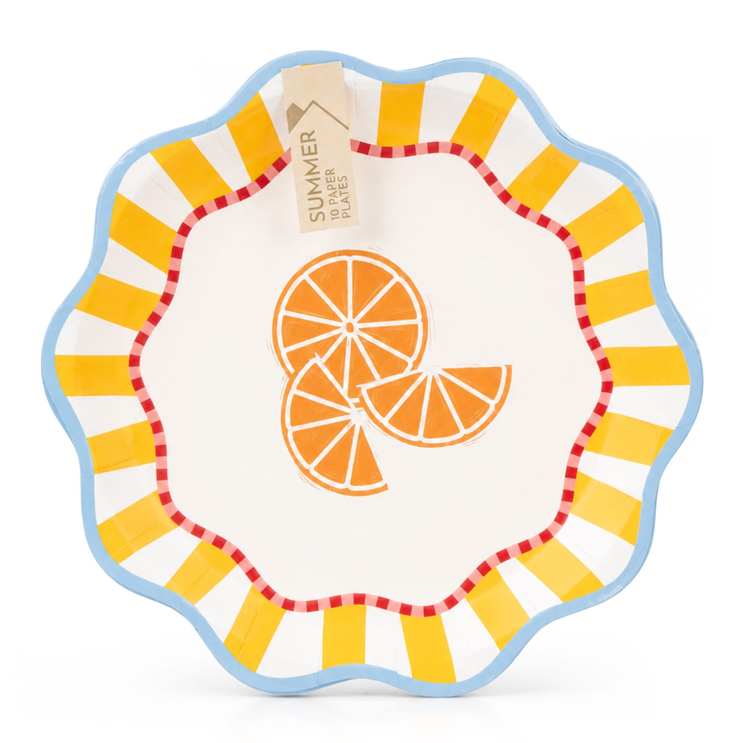 Summer Paper Plates 10 Pack, product image 2