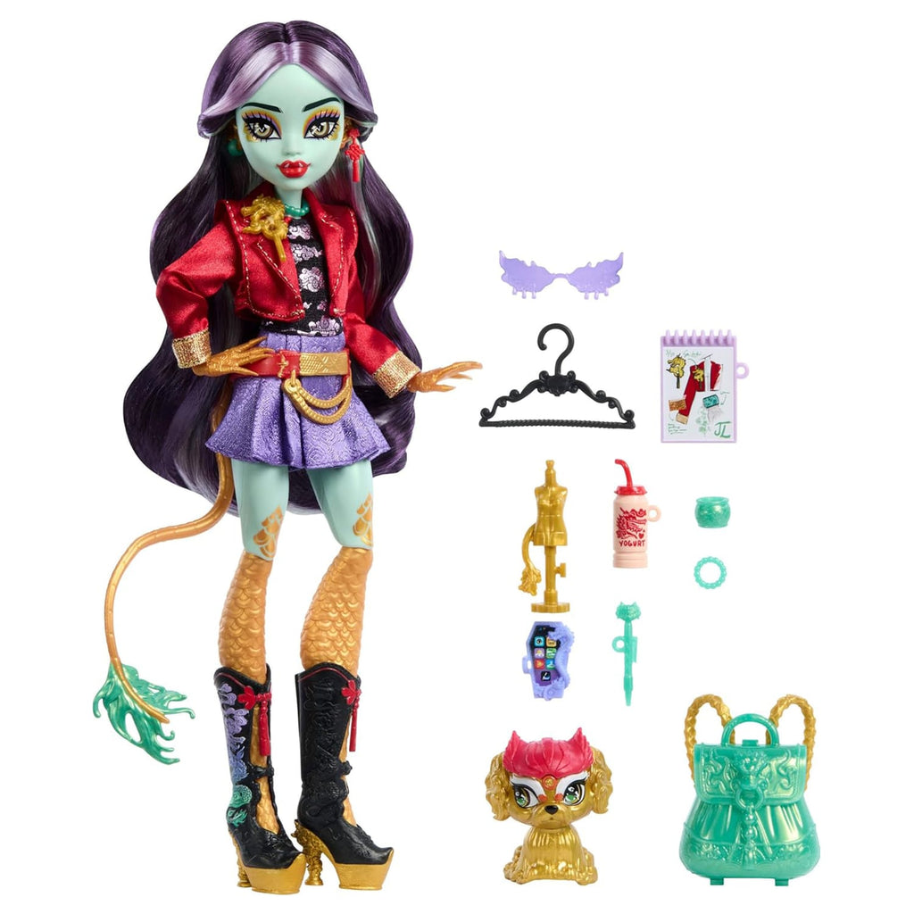Monster High Doll with Pet & Accessories - Jinafire, product image 3