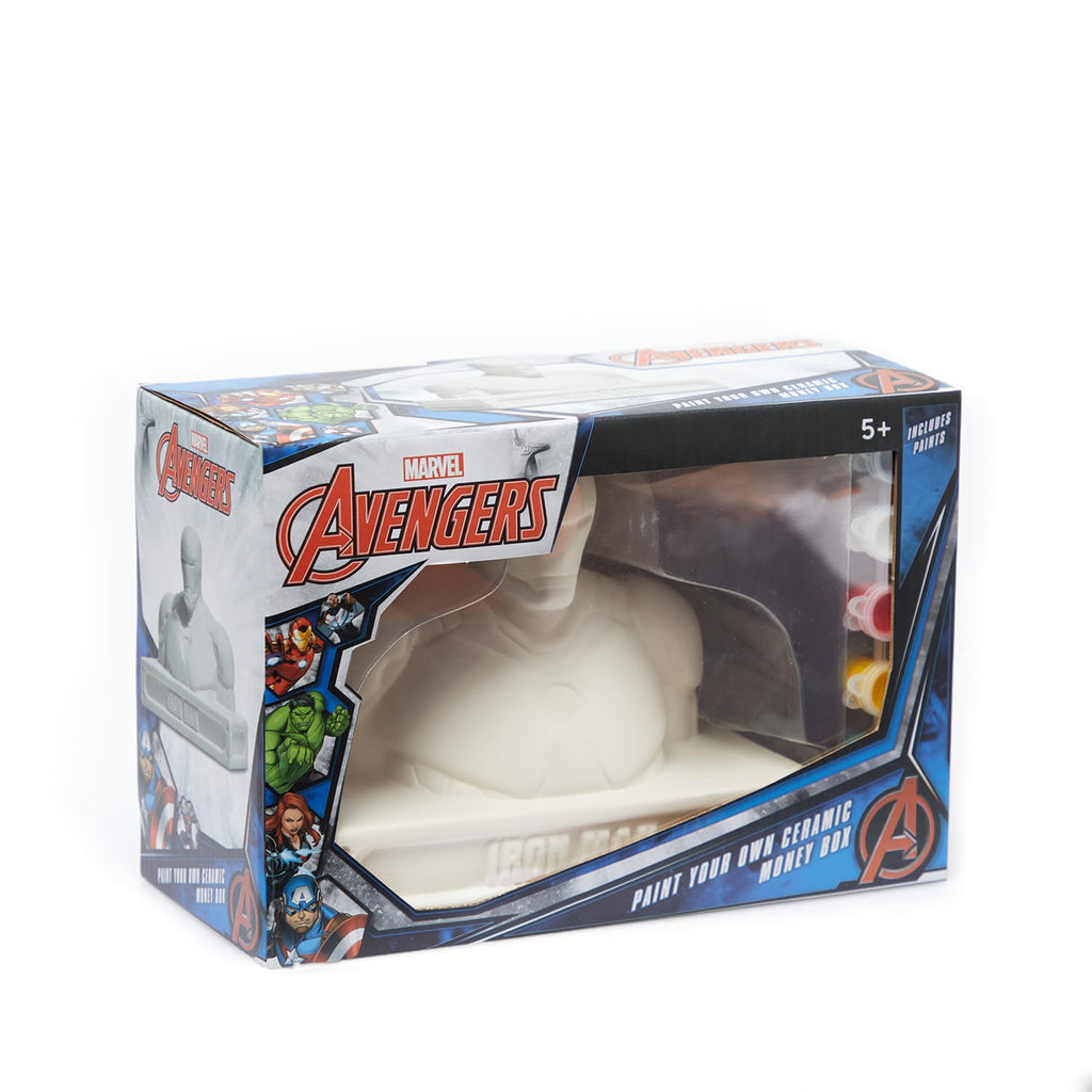 Marvel Avengers Paint Your Own Ceramic Money Bank - Iron Man, product image 4