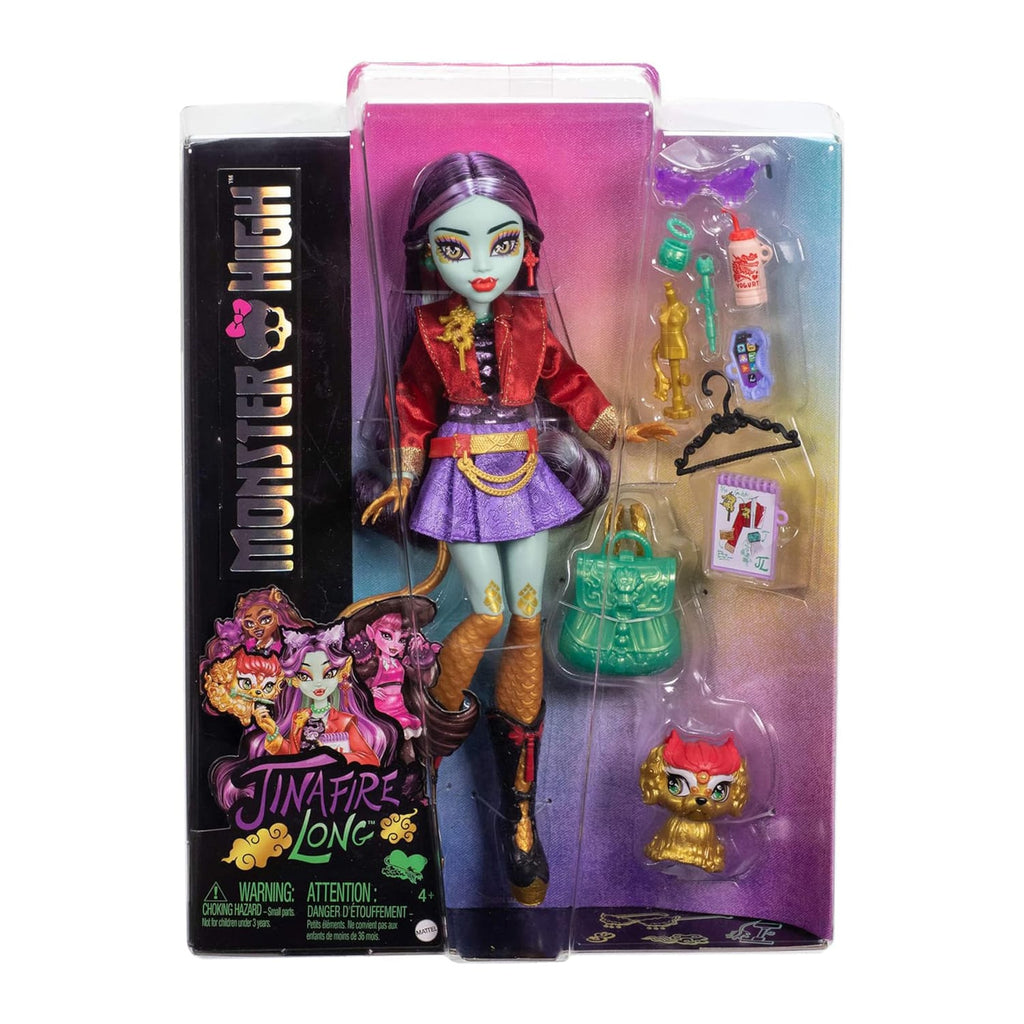 Monster High Doll with Pet & Accessories - Jinafire, product image 2